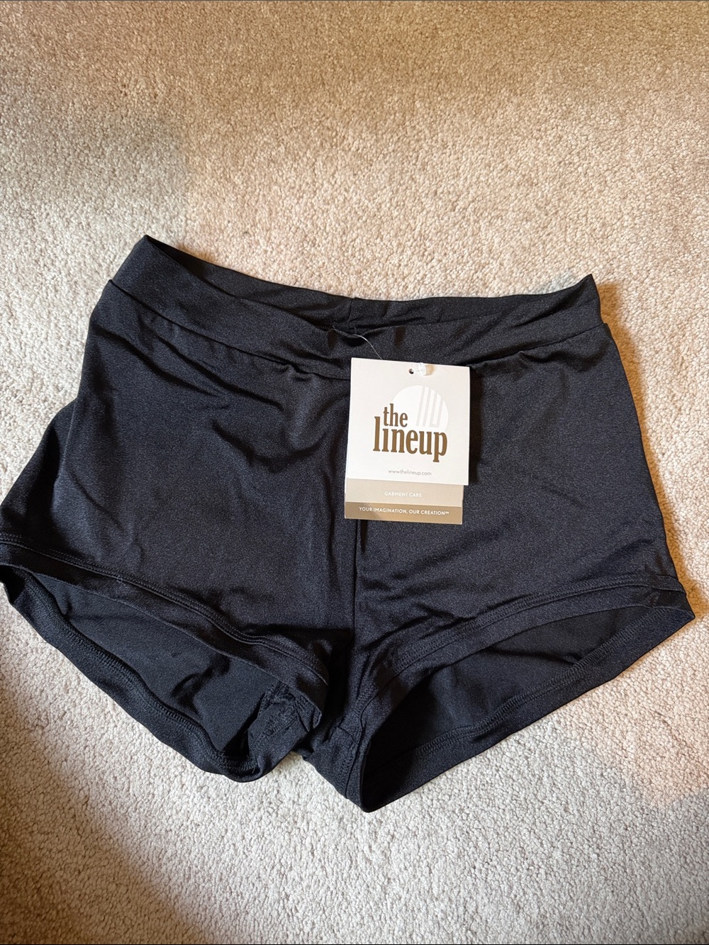 NWT “The Lineup”- pro dance black audition shorts